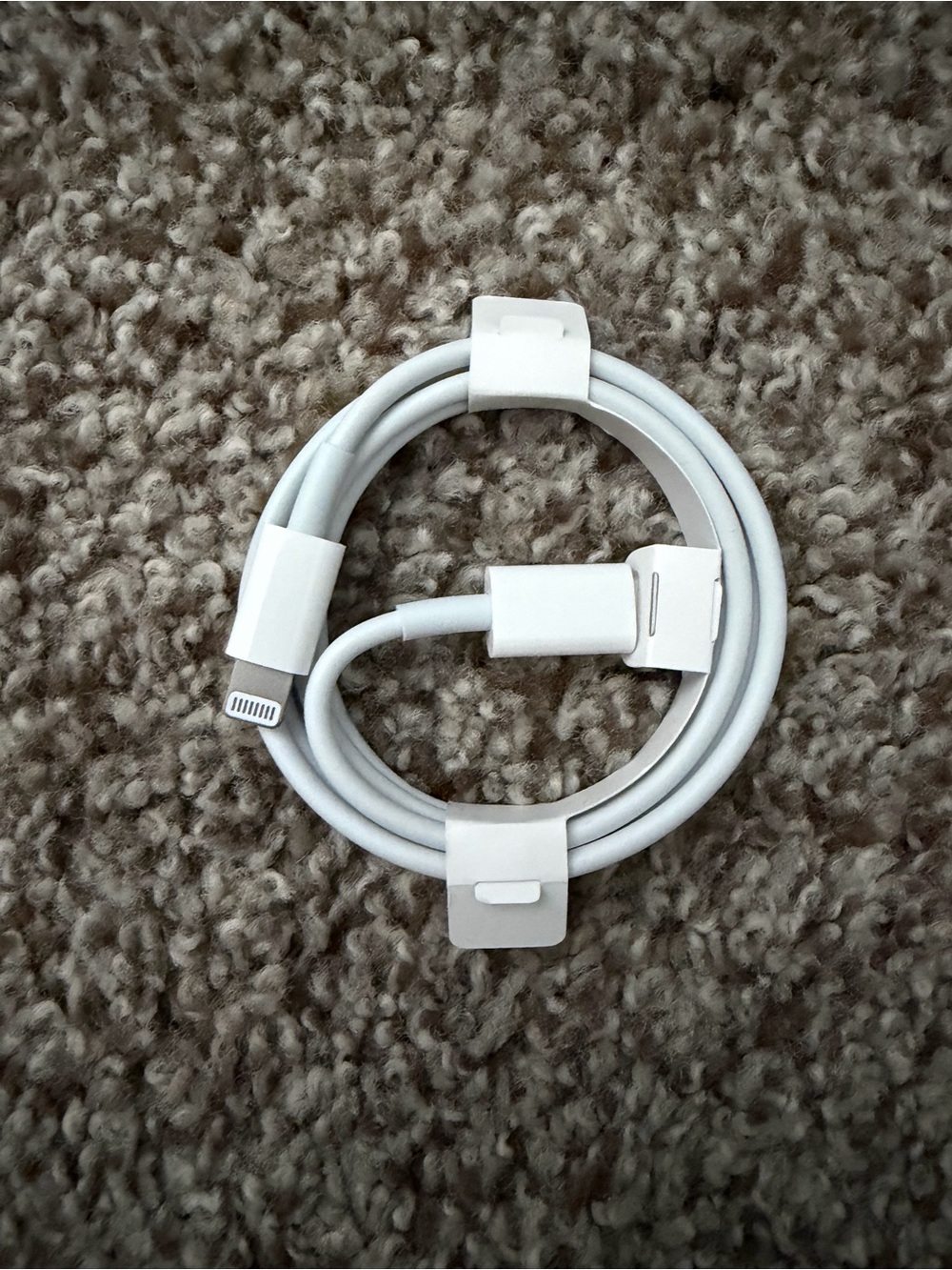White Lightning to USBC Charging Cable